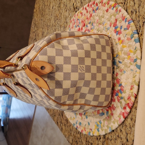 Authentic Louis Vuitton Damier Azur Speedy 30 & LV Dustbag SD1120 - Picture 2 of 13